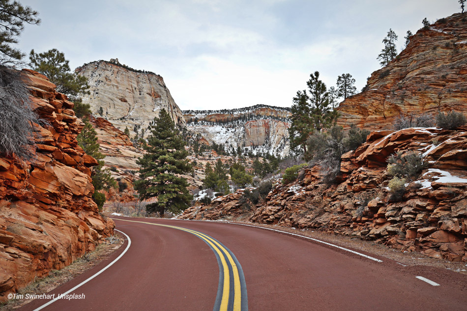 On the road Bryce Canyon