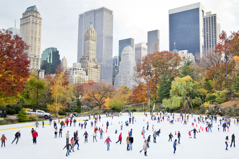 Pista pattinaggio Central Park