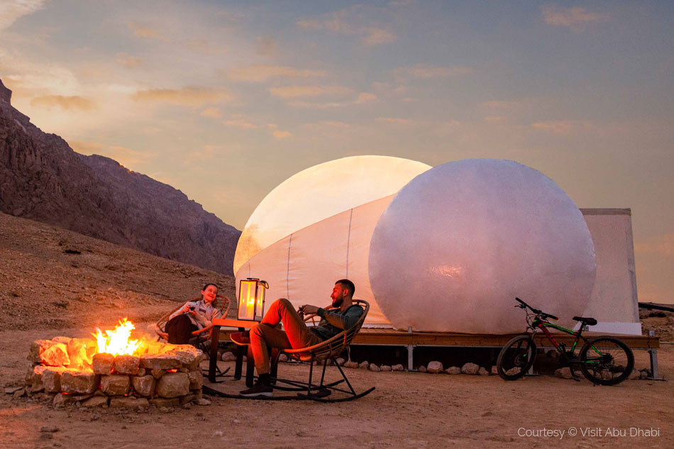 Glamping deserto Abu Dhabi